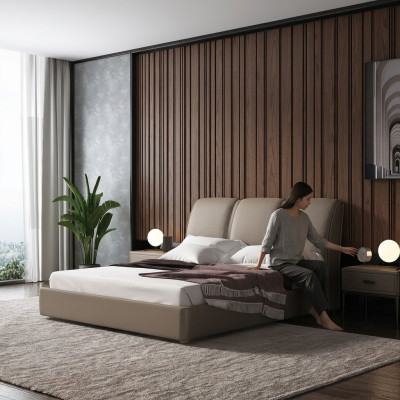 Designer Italian furniture bed double bedroom 180x200cm new