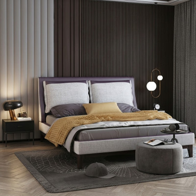 Designer Italian furniture bed double bedroom 180x200cm beds