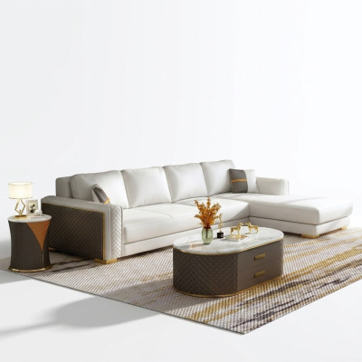 Corner sofa upholstery suite living landscape L shape decor designer sofa couch