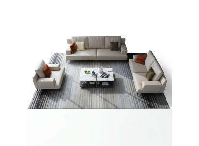 Modern white leather suite 3+2 seater living room exclusive sofas 2-piece set.