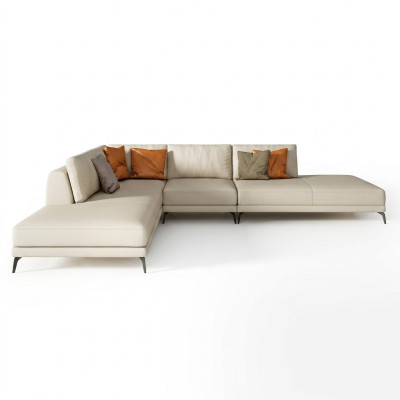 Corner sofa upholstery set living landscape decor L-shaped designer sofa couch