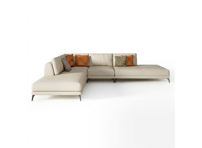 Corner sofa upholstery set living landscape decor L-shaped designer sofa couch