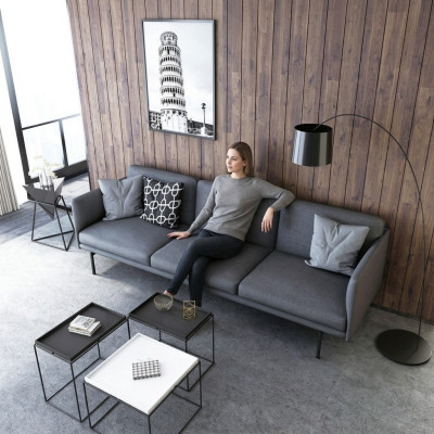 Design sofa 4 seater living room couch couches upholstered sofas new XXL