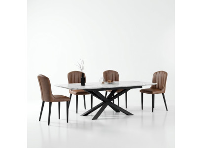 Italian designer furniture dining table office conference luxury table metal