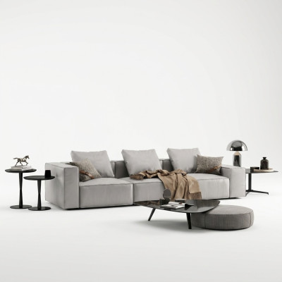 4-Seat Sofa Big XXL Couch Sofas Living Room Design Four-Seater