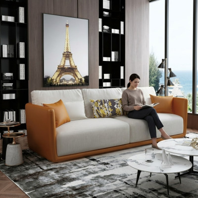 High-quality living room designer furniture 4-seater couch big XXL sofa