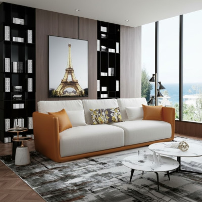 High-quality living room designer furniture 4-seater couch big XXL sofa