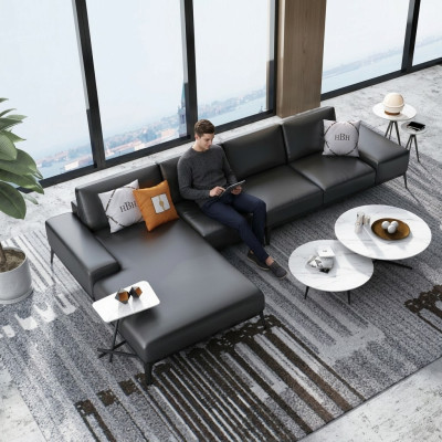 Corner sofa upholstery decor set living landscape L shape designer sofa couch