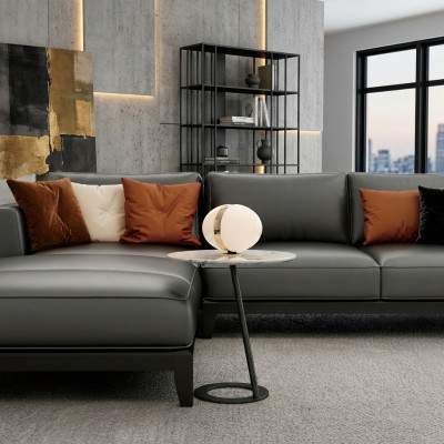Side table round table coffee table sofa living room round decor design