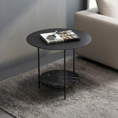 Round side table sofa coffee table living room design tables