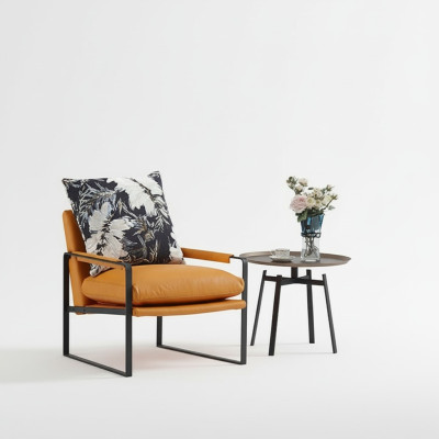 Design armchair couch sofa relax fabric lounge luxury television club upholstered seat