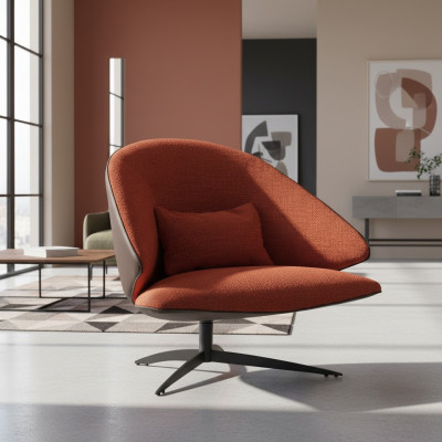 Design armchair couch sofa relax fabric lounge luxury TV club upholstered seat