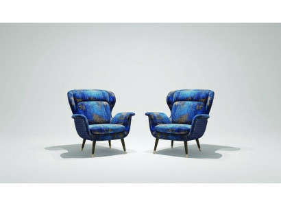 Design armchair 1-seater fabric couch sofa upholstered sofas new
