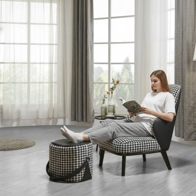 Armchair Design Couch Sofa Relax Fabric Lounge Luxury TV Club Upholstered Seat
