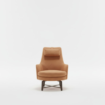 Club Cushion Luxury Wing Chair Relax Armchair Design Couch Sofa Seat Leather Lounge