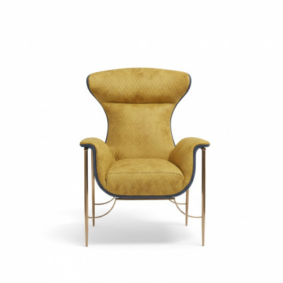 Design armchair lounge club TV chair chairs relax conference office new metal