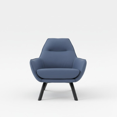 Design couch sofa seater fabric lounge club upholstery luxury wing seat relax armchair