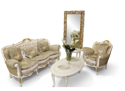 Classic design sofa set 3+1 seater set luxury sofas 2-piece set