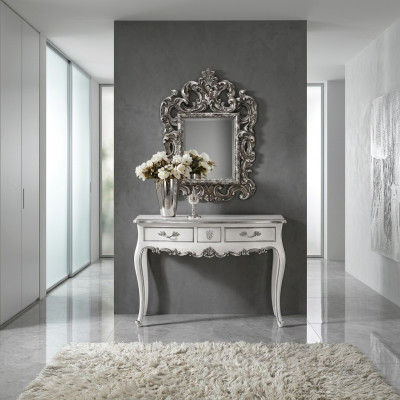 Console table with mirror luxury console decor dresser wall table classical