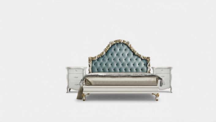 Bed Pillow Design Luxury Double Hotel Beds Sleep Room Italian Furniture