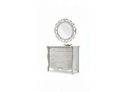 Classic Bedroom Dressers 2-Piece Set Baroque Rococo Dresser + Mirror New