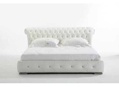 Leather bed upholstery design luxury double hotel bedroom beds