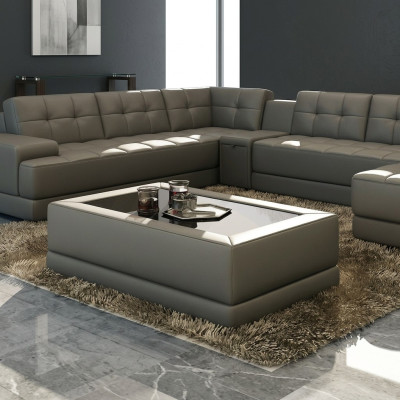 Coffee table glass design coffee table living room leather couch decor side table