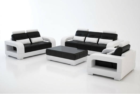 Leather sofa couch sofa set 3+2 set design modern sofa seater sets