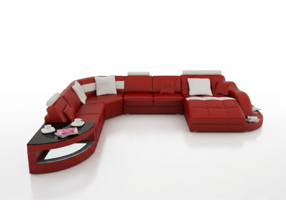 Designer living landscape furniture corner unit U-shaped couch corner sofa upholstery