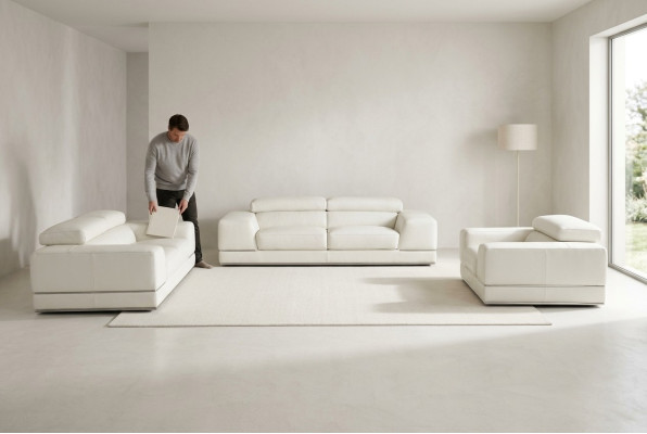 Leather sofa set 3+2+1 seater set upholstery sofa decor couch