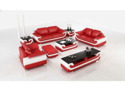 Relax sofa set 3+2+1 seater set design sofas upholstered couches leather