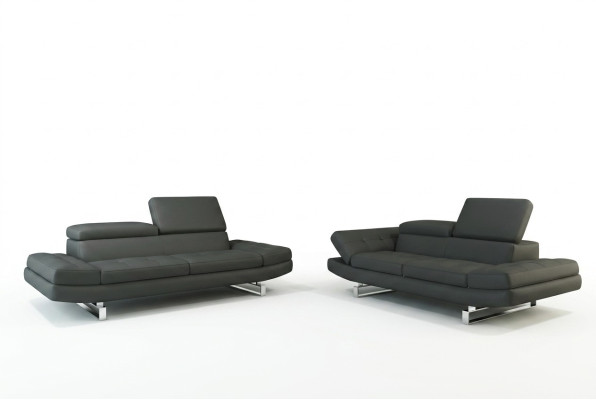 Leather sofa couch living landscape 3+2+1 seater set design modern sofa