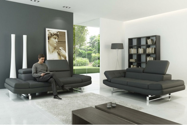 Complete Set Sofa Set 3+1+1 Seater Designer Living Area 3pcs xlmoebel