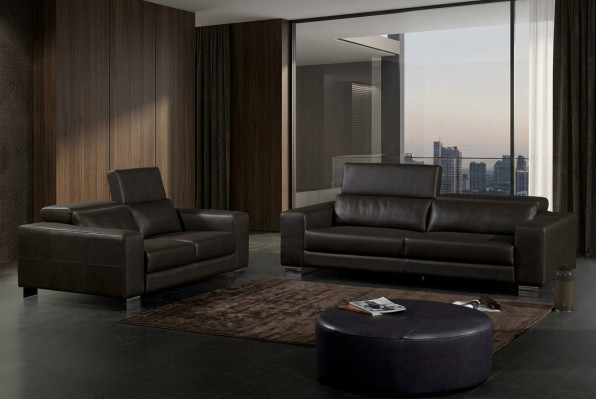 Sofa set 3+2+1 seater set design sofas upholstery leather couches relax