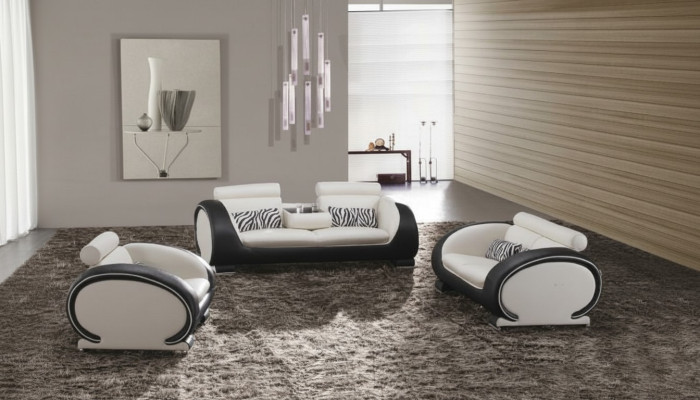 Sofa set 3+2+1 seater set design sofas upholstered leather couches modern