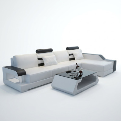Illuminated living room seating arrangement couch sets seat upholstery