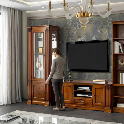 Display cabinet showcase living room cabinets design new baroque rococo new