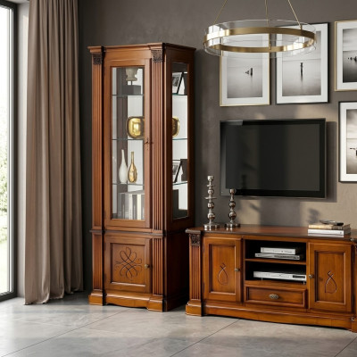 Display cabinet showcase living room cabinets design new baroque rococo new