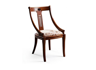 Chair 1x Luxury Design Upholstered Designer Chairs Seat Office Dining Room Wood