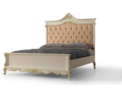 Chesterfield Design Bed Luxury Hotel Beds Solid Wood 180x200 Bedroom Italian Furniture