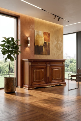 Sideboard Luxury Design Dresser Sideboard Lowboard Cabinet Solid Wood Italian Furniture