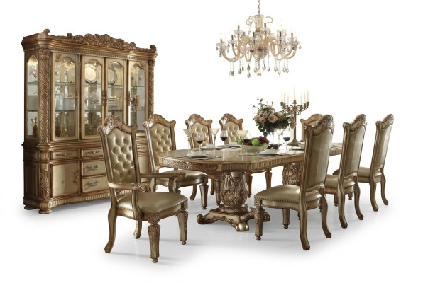 Royal dining table wood tables Rococo Baroque dining room antique style