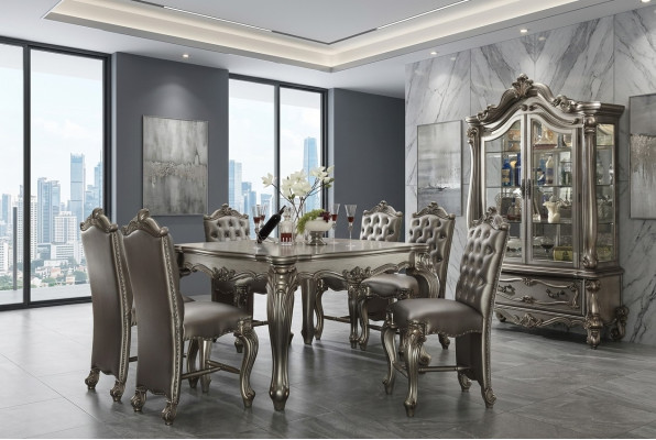 Baroque Antique Style Dining Table Real Classic Wood Designer Tables