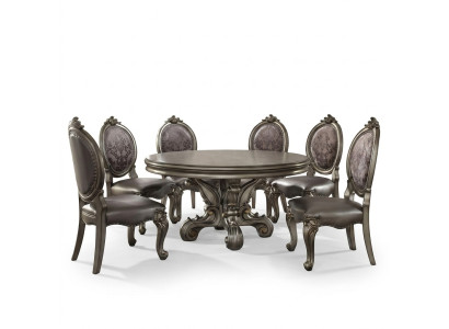 Design Wood Table Round Dining Table Round Dining Tables 150cm Luxury Class Living Room