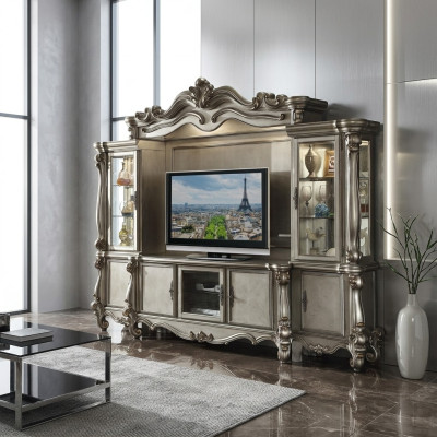 Living room wall unit TV wall installation wall living room cabinet carved furniture