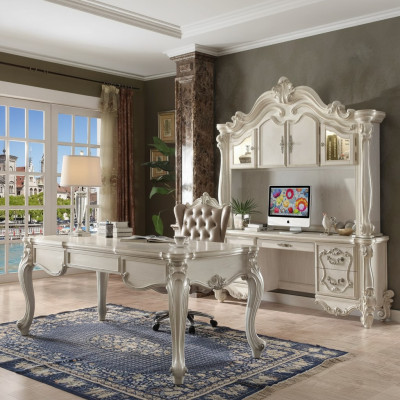 Office Set Furniture Desk Table + Executive Chair Armchair Baroque Rococo