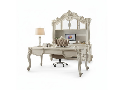 Office Set Furniture Desk Table + Executive Chair Armchair Baroque Rococo