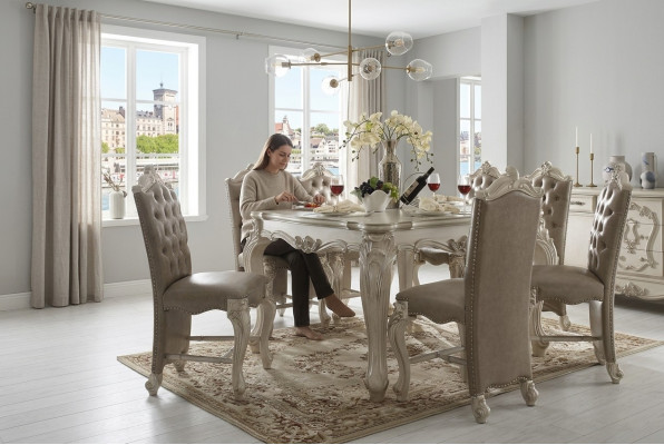 Royal dining set rectangular dining table with x8 chairs Baroque Rococo furniture