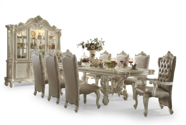 Baroque Style Dining Room Set Luxurious Dining Table 8x Chairs Sideboard Mirror