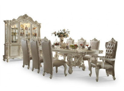 Baroque Style Dining Room Set Luxurious Dining Table 8x Chairs Sideboard Mirror